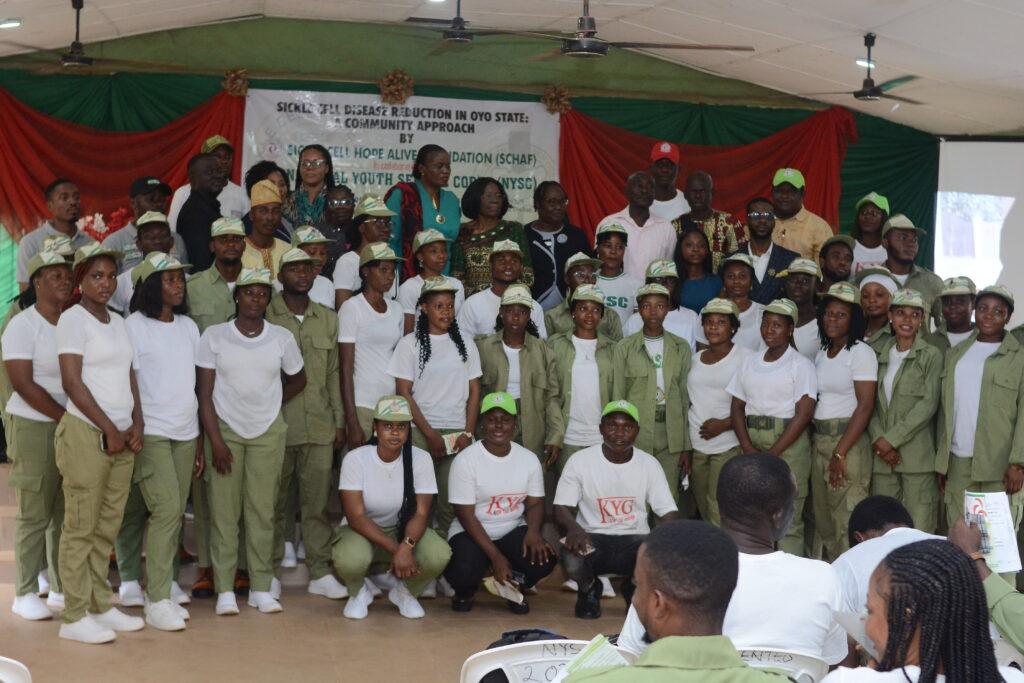 SCHAF training program for NYSC members in Ibadan North